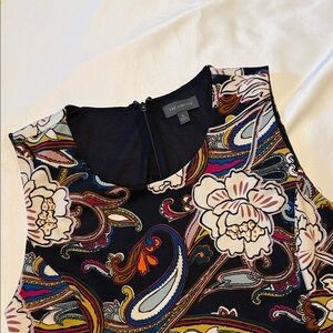 The Limited Floral Paisley Sleeveless Sheath Dress Size 16